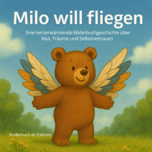 Bilderbuch-Milo will fliegen